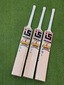 Bate de Críquet Ihsan Sports Serie Clásica Edición Emperador, de Madera de Sauce Inglesa, Duradero y Ligero, con Funda Gratis y Lámina Antideslizante para Mayor Agarre - Product Image 1