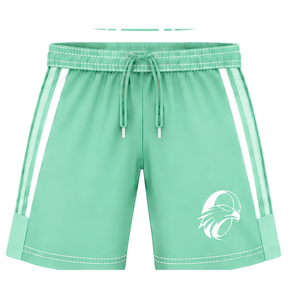 Mint Green <b>White</b> Rugby <b>Shorts</b> Team Uniform Breathable Lightweight Custom Training Sportswear Athletic Performance <b>Shorts</b> - Product Image 1