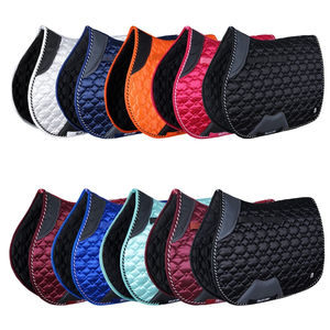 Almohadilla de Silla de Montar Personalizada para Equitación y Salto, Rellena de Espuma Suave y Cálida, Fabricada con Tela de Satén 100% Algodón, Diseño Personalizado para Doma Inglesa - Product Image 1
