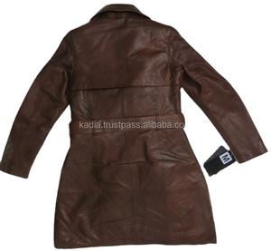 Parkas de cuero transpirable ecológicas para mujer, novedad de 2022, ropa de calle a la moda para mujer, chaqueta de cuero genuino, manga larga para mujer - Product Image 2