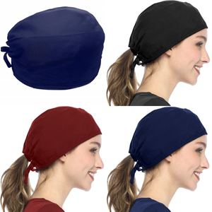 All Purpose Medical <b>Scrub</b> <b>Caps</b> For Doctors Nurses And Hospital Workers With Adjustable And Breathable Cotton Fabric - Product Image 6