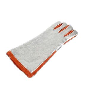 Guantes de soldador de cuero dividido de piel de vaca XL de alta calidad Protección de manos resistente industrial Características antiestáticas antideslizantes para - Product Image 1