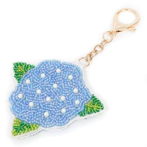 Handmade Beaded <b>Key</b> <b>Chain</b> Colorful Craft Artwork Beautiful Seed Bead <b>Key</b> <b>Chain</b> With Fine Embroidery - Product Image 4