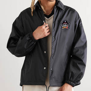 แจ็คเก็ตโค้ชปักลายคุณภาพสูงแบบกำหนดเองขายดี แจ็คเก็ตเบสบอล แจ็คเก็ตบอมเบอร์ แจ็คเก็ตเลตเตอร์แมน แจ็คเก็ตกันลมสำหรับผู้ชาย - Product Image 2