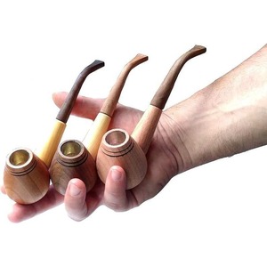Pipa de Fumar de Madera Natural Hecha a Mano, Diseño Vintage, Ecológica y Duradera, Suministro al por Mayor - Product Image 1