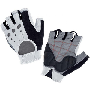 Custom Made Half Finger Weightlifting Gloves Professional Design Your Logo Top Selling Leather Material Breathable High Quality - Product Image 1