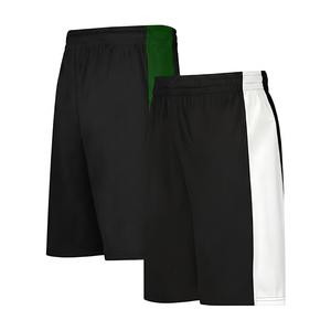 Shorts de bain pour homme 100% polyester tissé, séchage rapide, taille mi-haute élastique, style sportif, avec design coloré - Product Image 2