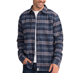 Camisa de Franela Personalizada para Hombre 2026, Manga Larga, Casual, con Botones, Sólida, Transpirable, 100% Algodón, Teñido Liso, a Precio Económico - Product Image 3
