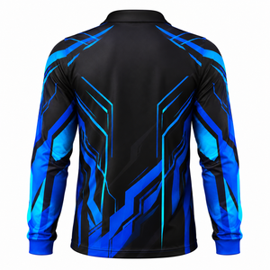 Camiseta de Rugby Casual Transpirable de Manga Larga de Marca Privada, Fabricante OEM de Impresión Digital, Exportación de Ropa al por Mayor - Product Image 2