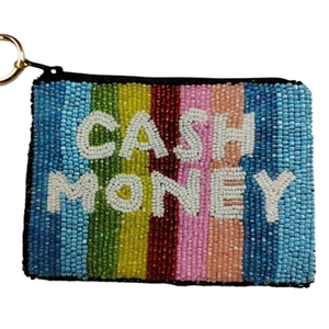 Monedero de cuentas hecho a mano, monedero de cuentas para efectivo, monedero pequeño y lindo para cambio - Product Image 1