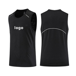 Veste de sport respirante pour homme, vêtements de fitness ajustés, entraînement, course à pied, débardeur sans manches à séchage rapide, vente chaude - Product Image 2