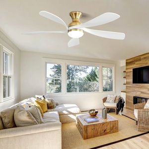 Ventilatore da Soffitto LED da 52 Pollici con Controllo Remoto Smart APP, Luce LED Dimmerabile a 3 Colori, Motore DC Silenzioso Reversibile - Product Image 6