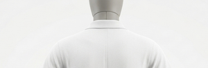 Camisa Polo Blanca para Hombre, Manga Corta, Cuello Camisero, Corte Regular, Color Sólido, Todas las Temporadas, 100% Algodón - Product Image 5