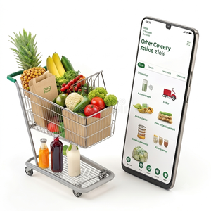 FreshMart, épicerie en ligne, produits essentiels quotidiens, fruits frais, légumes, produits laitiers, boulangerie, aliments biologiques, livraison rapide à domicile - Product Image 4