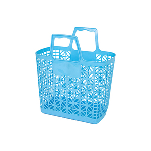 Sac de rangement refermable écologique en plastique durable de 25 L, petit format carré, avec 2 poignées, pour aliments, collations et organisation de voyage - Product Image 1