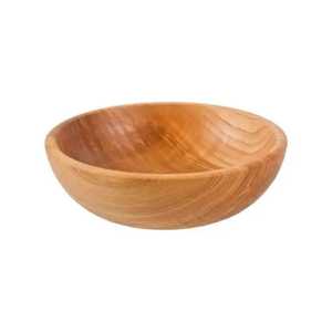 Segmented Acacia <b>Wood</b> Salad Bowl <b>Block</b> Jointed Fruit Serving Basin Eco Friendly Kitchenware Modern Design Handmade Lightweight - Product Image 2