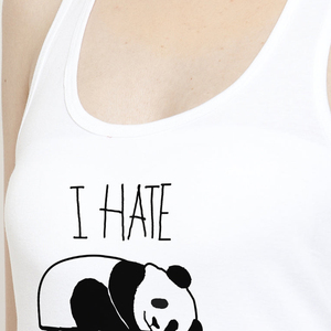 Camiseta sin mangas de verano para mujer, estilo informal, de algodón y spandex, elástica, ajustada, básica, personalizada. - Product Image 5