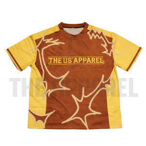 Camiseta Deportiva de Malla Tejida con Logotipo Personalizado OEM, Estilo Urbano para Hombre, Corte Regular, Hip Hop, Transpirable, de Poliéster, Venta al Por Mayor - Product Image 5