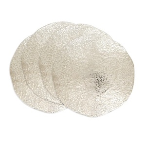 Plato base de metal galvanizado industrial con acabado de zinc, decorativo, para mesas de estilo rústico, de granja y campestre, para bodas. - Product Image 5