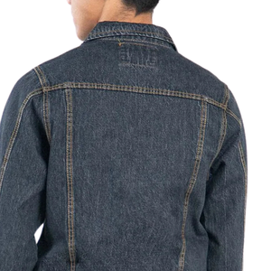 Mens Streetwear Vintage Acid Wash Denim <b>Jacket</b> 100% Cotton Casual <b>Trucker</b> Regular Fit Long Sleeve Quick Dry Autumn/Spring - Product Image 4