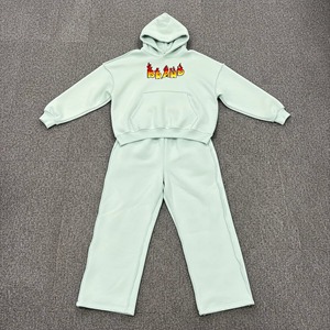 Survêtement Homme Sportif Personnalisable avec Logo, Respirant, en Polyester/Coton, à Capuche, Uni, Réfléchissant, Coupe-Vent de Jogging avec Bandes Latérales, Ensemble Aéré - Product Image 1