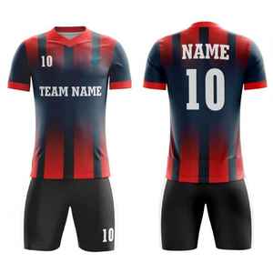 Camiseta de Fútbol para Adultos de Alta Calidad con Estampado Digital, 100% Poliéster, Transpirable, Antidesgaste, Diseño Personalizado, Uniforme de Fútbol - Product Image 5