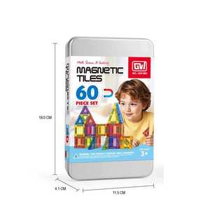 OEM Magnetic Tiles Building <b>Blocks</b> Set, STEM Educational Construction Toy for Kids, Wholesale Factory Supplier - Product Image 4