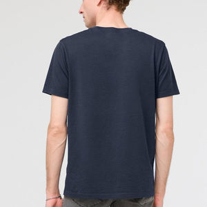 Camiseta de Hombre de Alta Calidad, Corte Ajustado, Cuello Redondo, Manga Corta, Estilo Urbano, Elástica, Transpirable, para Verano - Product Image 3