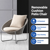 Chaise longue d'extérieur moderne en rotin tressé et aluminium pour hôtels et complexes hôteliers, mobilier de jardin et de terrasse