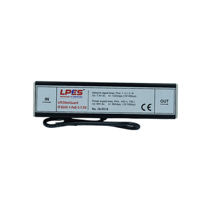 Cat5 RJ45 Ethernet Surge Protector 24V PoE Inline LAN Lightning Guard 100Mbps Network Data <b>Line</b> Protection Module Unit - Product Image 2