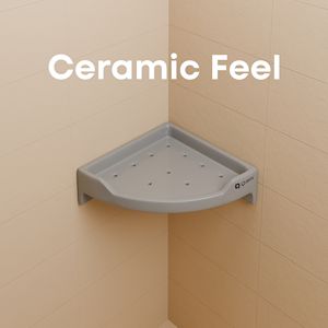 Estante de Esquina de Tres Niveles de 12 Pulgadas para Baño, Torre de Almacenamiento Extra Grande para Productos de Cuidado del Cabello y Cosméticos - Product Image 3