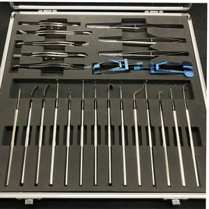 Juego de Instrumentos Microquirúrgicos Oftálmicos de Acero Inoxidable para Estrabismo - Product Image 1