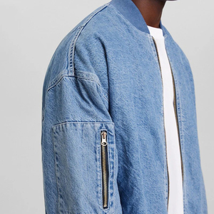 High Quality <b>Custom</b> Made Men's Autumn Windproof Corduroy Blouson <b>Jacket</b> 100% Cotton Turn-down Collar OEM Service - Product Image 5