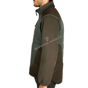 Chaleco de Caza Cómodo para Hombre, 100% Algodón, Tela de Lona, Dos Colores, Acolchado, con Ajuste Seguro y Bolsillos de Almacenamiento - Product Image 5