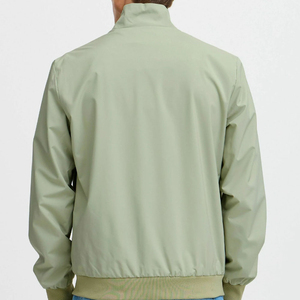 <b>Men</b> <b>Lightweight</b> Bomber <b>Jacket</b> Full Zip Casual Outerwear Ribbed Collar Cuffs Long Sleeve Street Fashion <b>Jacket</b> Soft Lining - Product Image 2