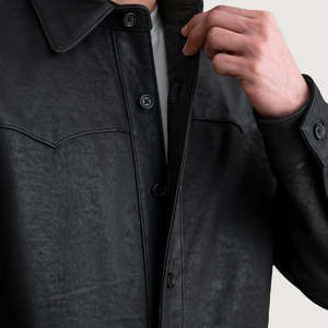 Blouson Biker OEM Hiver en Daim Gris Damian pour Homme – Col Montant Décontracté, Fermeture Éclair, Coupe-Vent, Respirant, Écologique, Séchage Rapide - Product Image 5