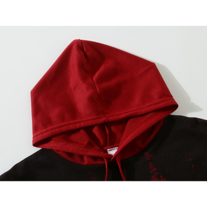 เสื้อผ้ากีฬาแบบสวมใส่สบายสำหรับฤดูใบไม้ร่วง ผลิตจากโพลีเอสเตอร์ 100% แบบ unisex กันลม มีฮู้ด เอวยางยืด พร้อมโลโก้สั่งทำพิเศษ - Product Image 4