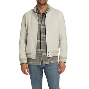 Chaqueta Varsity de Cuero PU para Hombre, Estilo Biker, Personalizada, con Letras, para Invierno, de Alta Calidad, en Oferta - Product Image 2