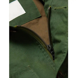 Mens Wax Cotton <b>Waterproof</b> Windproof Plaid Pattern Breathable Winter Jacket for Style Country Wear Farming Apparel Regular - Product Image 4