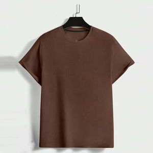 เสื้อยืดคอตตอนเจอร์ซีย์เนื้อนุ่มสำหรับผู้ชาย สวมใส่สบาย ราคาโรงงาน - Product Image 5
