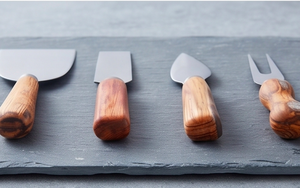 Antique Design Stainless Steel <b>Cheese</b> Slicer Cutter Brown Wooden Handle Flatware Eco-Friendly Elegant DIning Use And Wedding Use - Product Image 3