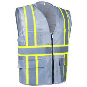 Long Sleeve Reflective Workwear Safety <b>Overall</b> <b>Work</b> Suits Mechanical Workwear High Visibility <b>Work</b> Wear with Custom logo - Product Image 1