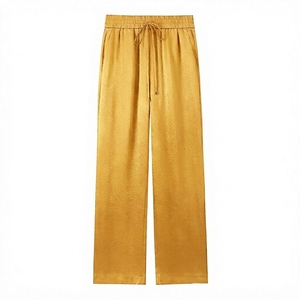 Custom 2026 Wholesale Heavy Weight Sweatpants Gym Plain <b>Joggers</b> Casual Wide <b>Leg</b> Pants <b>Women</b> <b>Straight</b> Solid Color Trousers - Product Image 3