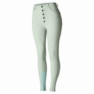 Custom Women's Equestrian Pants & Breeches with Elastic Waist Zipper Pocket Spandex/Nylon Breathable Windproof for Horse Riding - Product Image 1