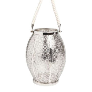 Lanterne Métallique Haute en Gros pour Décoration Intérieure, Lanterne Suspendue au Design Classique, Grande Taille, Finition Laiton, Lanterne à Bougie pour Intérieur et Extérieur - Product Image 2