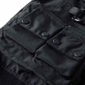 Blouson bomber tactique unisexe multi-poches Techwear, coupe-vent streetwear, veste cargo urbaine fonctionnelle - Product Image 5