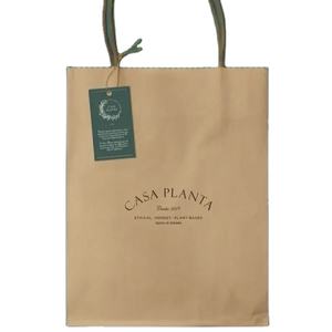 ถุงกระดาษคราฟท์สีน้ำตาลพร้อมหูจับบรรจุภัณฑ์อาหารของขวัญรีไซเคิลไม่มีโลโก้ - Product Image 1