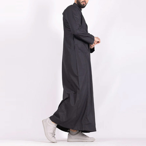 New 2026 Custom <b>Men's</b> Robe Islamic Saudi Arabian Design Long <b>Thobe</b> Clothing for Adults Plus Size Muslim <b>Thobe</b>/Jubba for Sale - Product Image 2
