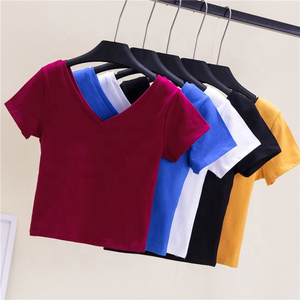 <b>Women</b> Crew <b>Neck</b> Sleeveless Crop Top Regular Fit Streetwear <b>T</b>-<b>Shirt</b> Denim Woven Tie Dye Printed All Seasons Wear - Product Image 2