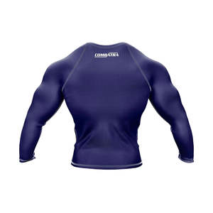 Solid Color Men <b>Long</b> <b>Sleeves</b> Rash Guard for Fitness Wear Quick Dry And Comfortable Men Rash Guard for Sale with Oem Service - Product Image 2